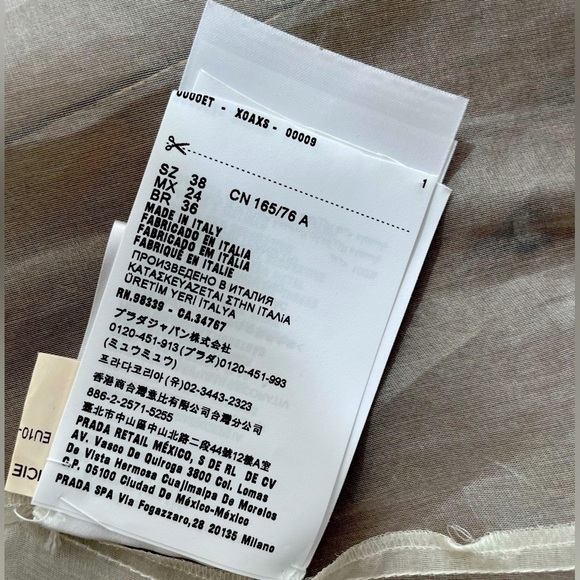 Miu Miu organza crystal embellished blouse NWT - Picture 4 of 5